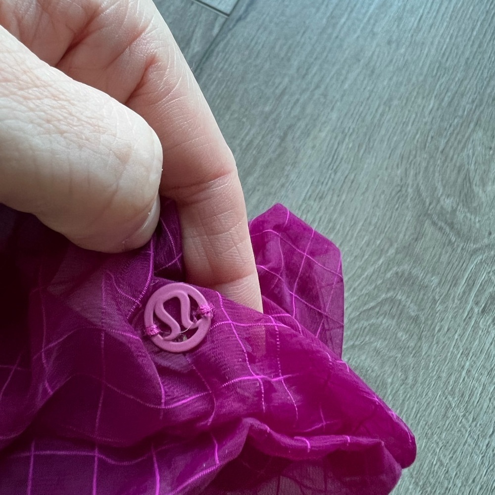 Lululemon Uplifting Scrunchie *Oversized in Ripened Raspberry - Picture 6 of 7